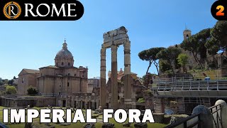 Rome guided tour ➧ Forum of Caesar  Clivus Argentarius 4K Ultra HD [upl. by Colette901]