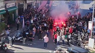 Fabrizio Miccoli in visita alla sede della CN12 [upl. by Oiratno]