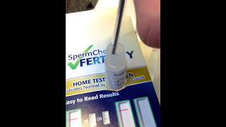 LIVE TEST AtHome Sperm Test For Men [upl. by Marge]