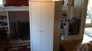 Ikea HENSVIK Wardrobe Detailed Assembly Tutorial [upl. by Dhaf]