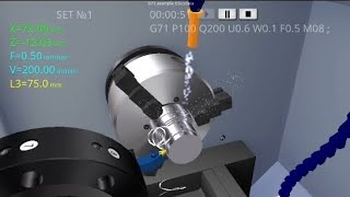 G71 in CNC  g71 cnc code turning  g71 cnc lathe program [upl. by Adali13]