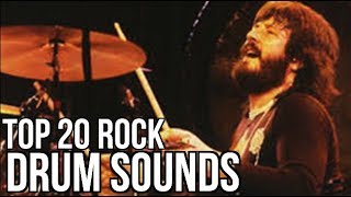 TOP 20 GREATEST DRUM SOUNDS OF ALL TIME [upl. by Hendrika182]