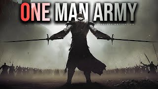 THIS SONG is for all of you FIGHTING BATTLES ALONE Official Lyric Video  ONE MAN ARMY [upl. by Iahcedrom890]