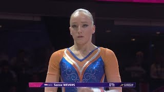 Sanne Wevers verovert brons met NL team – EK turnen 2018 – brug [upl. by Lah893]