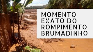 Brumadinho momento exato do rompimento da Barragem [upl. by Anoek]