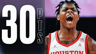 Marcus Sasser Drops 30 PTS amp Secures Most 3PM In Houston History [upl. by Perpetua]