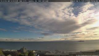 22 November 2024  Kinghorn WeatherCam Timelapse [upl. by Crow671]