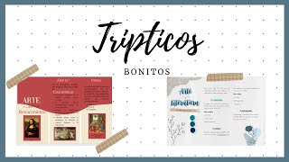 Trípticos digitales Bonitos y fáciles de hacer  Ardillas Decoradoras [upl. by Ervine]