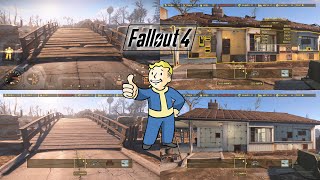 Fallout 4  Repairable Sanctuary mod Отремонтировать дома и мост в СэнкчуариХиллз [upl. by Eahcim85]