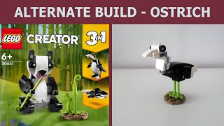 ALTERNATE BUILD  LEGO Creator 30641 – OSTRICH by PocMoc [upl. by Ydolem]