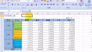 データ内容と書式設定71  エクセル2007Excel2007動画解説 [upl. by Zacherie]