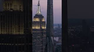 Drone Chrysler Building New York City [upl. by Latea394]