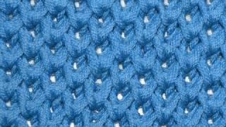 How to knit Honeycomb Brioche Stitch  Knitting Stitches [upl. by Bridgid]