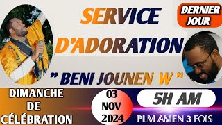 SERVICE D’ADORATIONBENI JOUNEN WHAMAN PÈDI BATAYCÉLÉBRATIONPLM AMEN 3 FOIS [upl. by Akinihs]