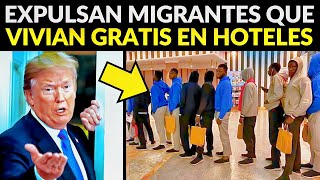 EEUU EXPULSA MIGRANTES QUE VIVÍAN GRATIS EN HOTELES [upl. by Artemisia249]