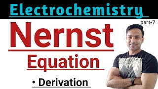 Nernst Equation Nernst Equation Derivation Nernst Equation Electrochemistry [upl. by Heimer]