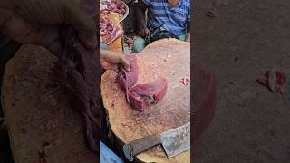 Best deahi ox solid meat borfi shape cutting skill in bd [upl. by Ttezil461]