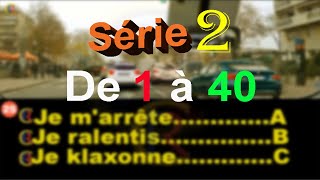 Code de la route 👍 2024😍 CodeDeLaRouteEnFrance 🇫🇷 Sérié 2 Q 01 à 40 [upl. by Monty705]