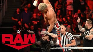 Cody Rhodes Kevin Owens amp Sami Zayn disrupt The Judgment Day’s plans Raw highlights Aug 21 2023 [upl. by Breech618]