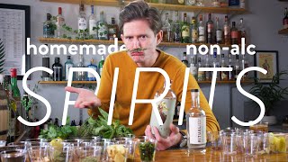 Make nonalc spirits at home  gin amp herbal liqueur [upl. by Wieren]