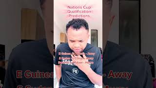 Nations Cup qualification predictions afcon country vira viralvideo footballtiktok [upl. by Janos]