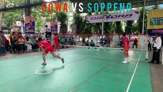 🔴GOWA VS SOPPENG🔵  REGU EVENT SEPAK TAKRAW KEJURDA 2024 [upl. by Emogene]