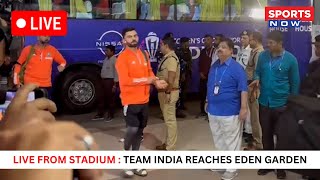 🔴 LIVE FROM KOLKATA  Team India Reaches Eden Gardens For Practice  ROHIT  VIRAT  World Cup 2023 [upl. by Swayne552]