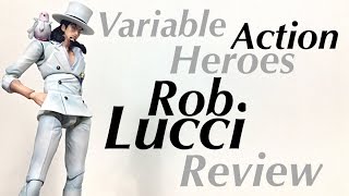 Megahouse Variable Action Heroes One Piece ROB LUCCI Action FIgure Review [upl. by Aihsenyt]