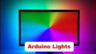 RGB Ambilight Synced to PC Monitor using Arduino [upl. by Annawyt709]