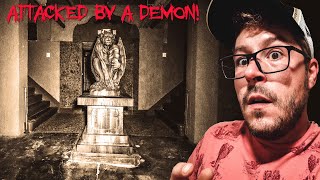 BANNED VIDEO I WAS ATTACKED AND MARKED BY DEMON AT HAUNTED CASTLE Pythian Castle Part 2 [upl. by Ainahs]