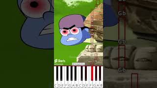 Who is the strongest  Animation Meme NickandAva  Octave Piano Tutorial [upl. by Brana604]