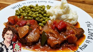 THE BEST Swiss Steak Recipe Old Fashioned Southern Cooking  Round Steak Recipes [upl. by Raynell593]