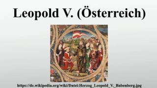 Leopold V Österreich [upl. by Netsrak]