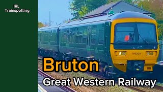 Trains at Bruton 281023  GWR  4K 25 FPS [upl. by Spike]