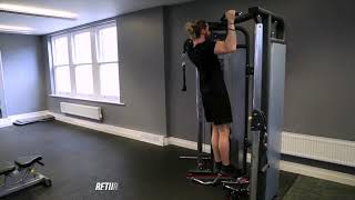 How To Do Wide Grip Pull Ups  Exercise Demo [upl. by Eelasor361]