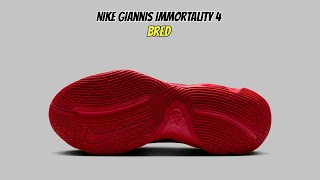 Nike Giannis Immortality 4 Bred [upl. by Schwejda]