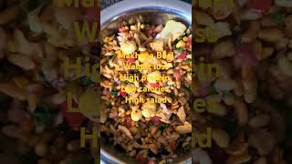 Makhana high protein bhel weight loss receipi👍 [upl. by Ydissac29]