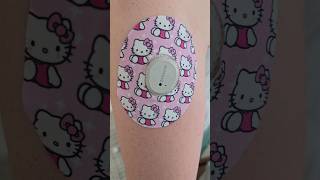 Dexcom Change w Hello Kitty diabetes t1d type1diabetes dexcom dexcomg7 diabadass hellokitty [upl. by Cummine]