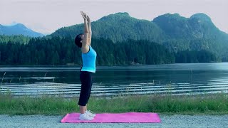 Top 3 Beginner Yoga Weight Loss Poses Video for Women 40 [upl. by Enidaj]