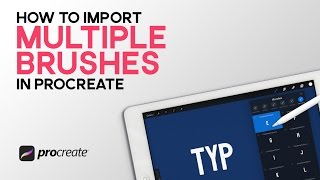 How to IMPORT MULTIPLE BRUSHES  Procreate Tutorial [upl. by Irik]