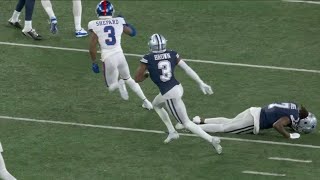 Trevon Diggs INJURY vs Giants  Cowboys vs Giants  NFL 2022 [upl. by Eirrac1]