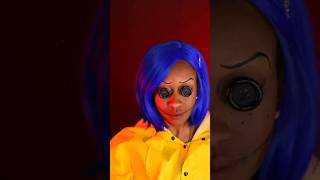 CORALINE COSPLAY  shorts transitions cosplay [upl. by Cynar]