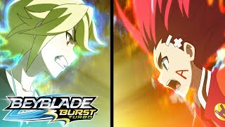 BEYBLADE BURST TURBO Episode 2 Achilles Vs Forneus [upl. by Sclater]