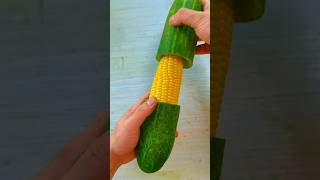 ₹1  Corn  Cucumber 💸🌽🥒 shorts amazingfacts facts comedy [upl. by Avahc]