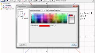 Løse ligninger med GeoGebra [upl. by Midan]