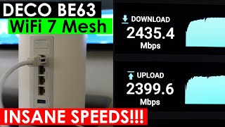 TPLink Deco BE63 Wireless Backhaul Speeds [upl. by Erehc160]