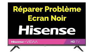 Comment Réparer Problème TV Hisense écran noir [upl. by Ayekram]