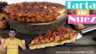 TARTA de NUEZ 😍😋 PASTEL o TORTA CREMOSA y DELICIOSA Receta  292 [upl. by Denbrook]