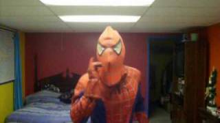 Welland SpiderMan dancing to GOD ROCKS THEME SONGwmv [upl. by Mccourt]