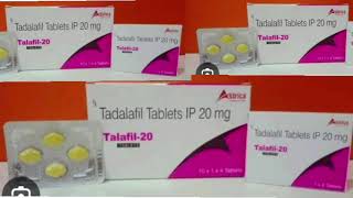 Talafil 20 BATINAGI Tablets Tadalafil Tablets IP 20 mg [upl. by Perretta]